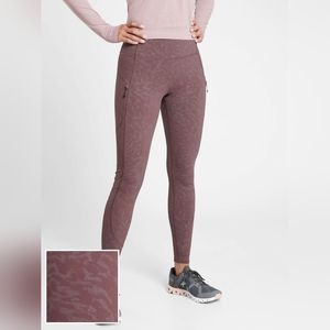 Athleta Rainier Reflective Printed Tight